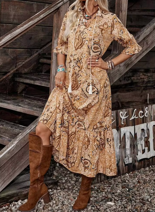 Proudly Paisley Dress