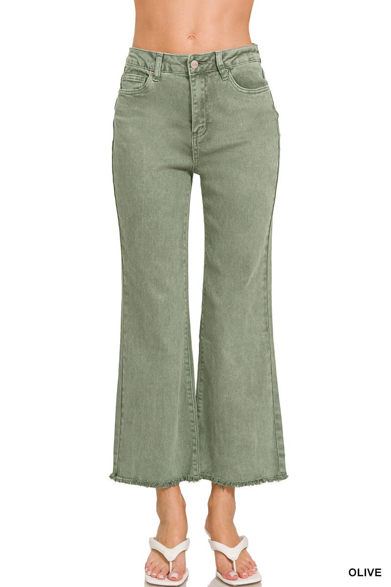Anchor Acid Washed Pants- Bootcut