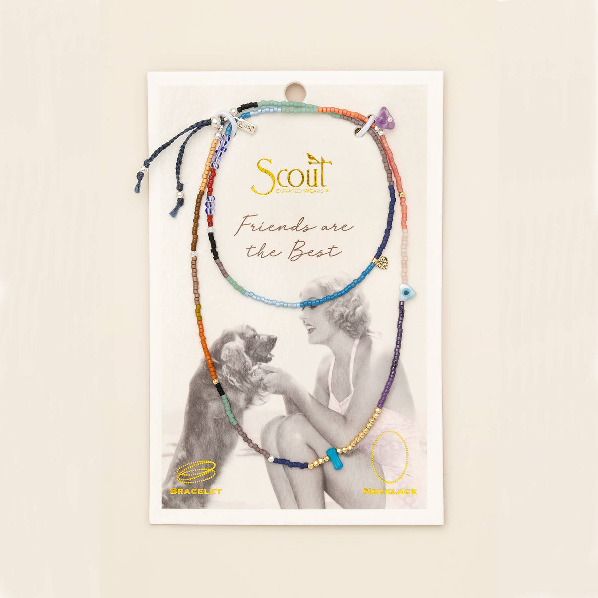 Mixed Media Wrap Bracelet/Necklace