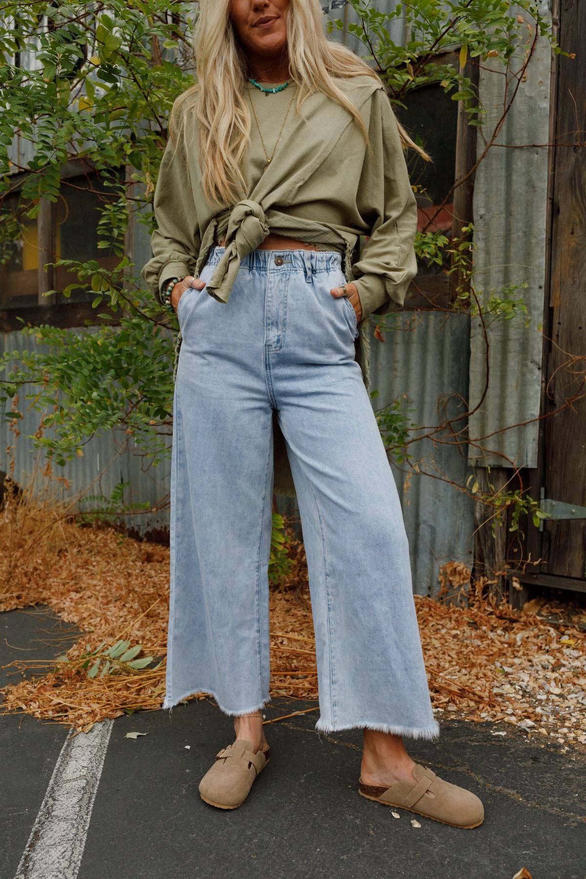 Simply You Wide Leg Jeans