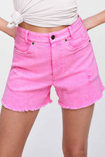 Candy Paint Denim Shorts