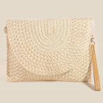 Tight Woven Envelope Clutch Bag