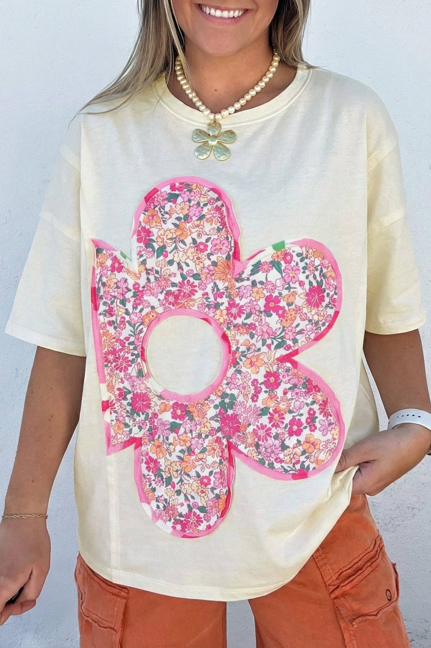 Flower Power Oversize Tee