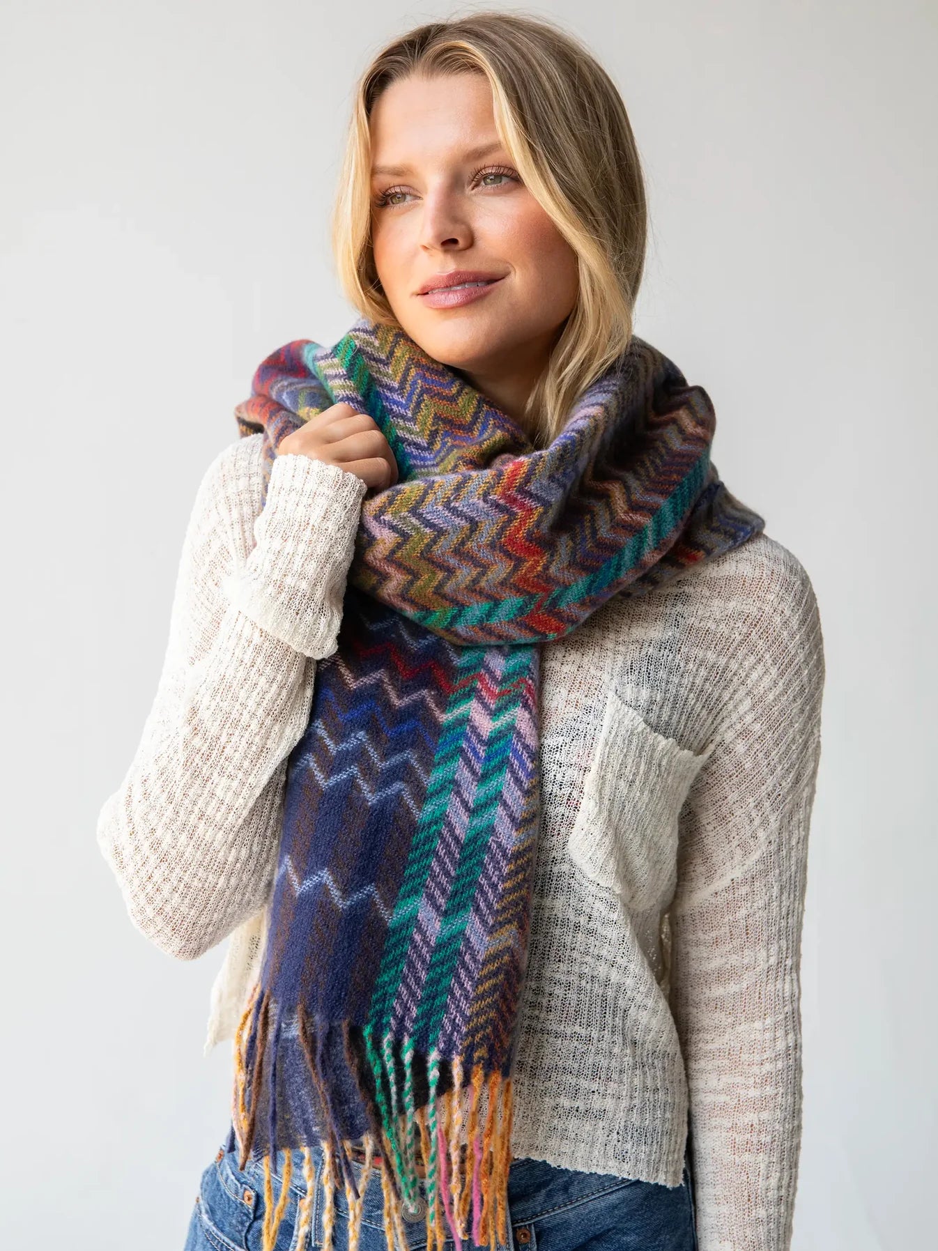 Cuddle Up Cozy Scarf - Espresso