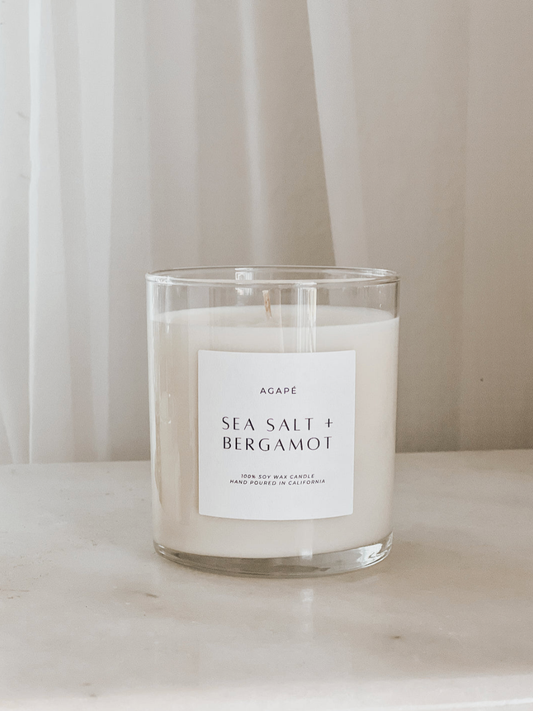 SEA SALT + BERGAMOT CANDLE