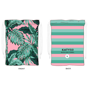 Tropical Leaves Quick Dry Towel