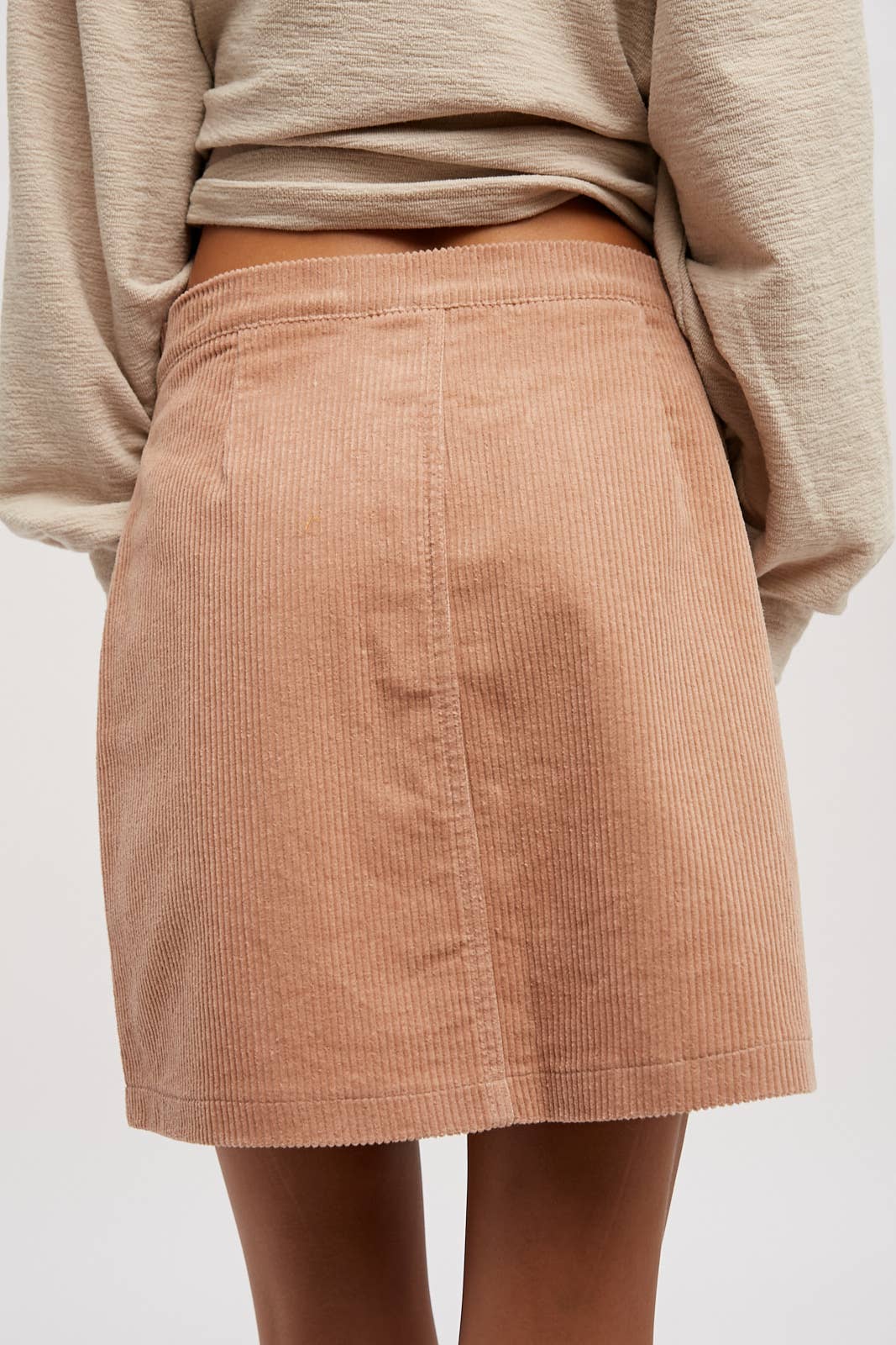 Corduroy Mini Skirt