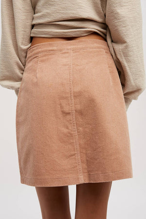 Corduroy Mini Skirt