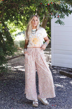 Blossom Garden Drawstring Pants