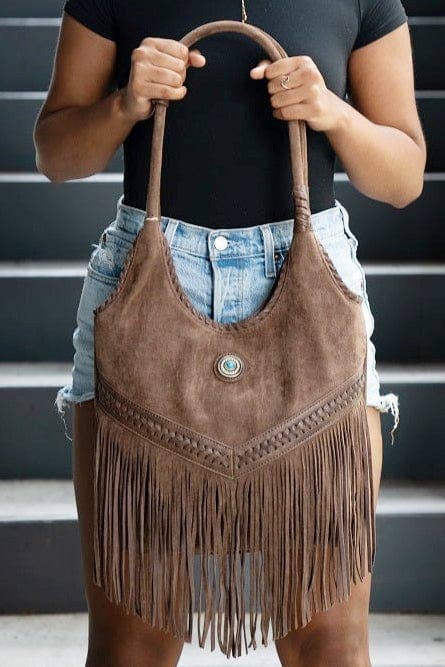 Western Fringe Tote Bag