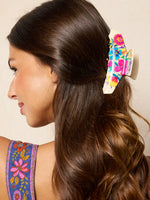 Floral Hair Claw Clip
