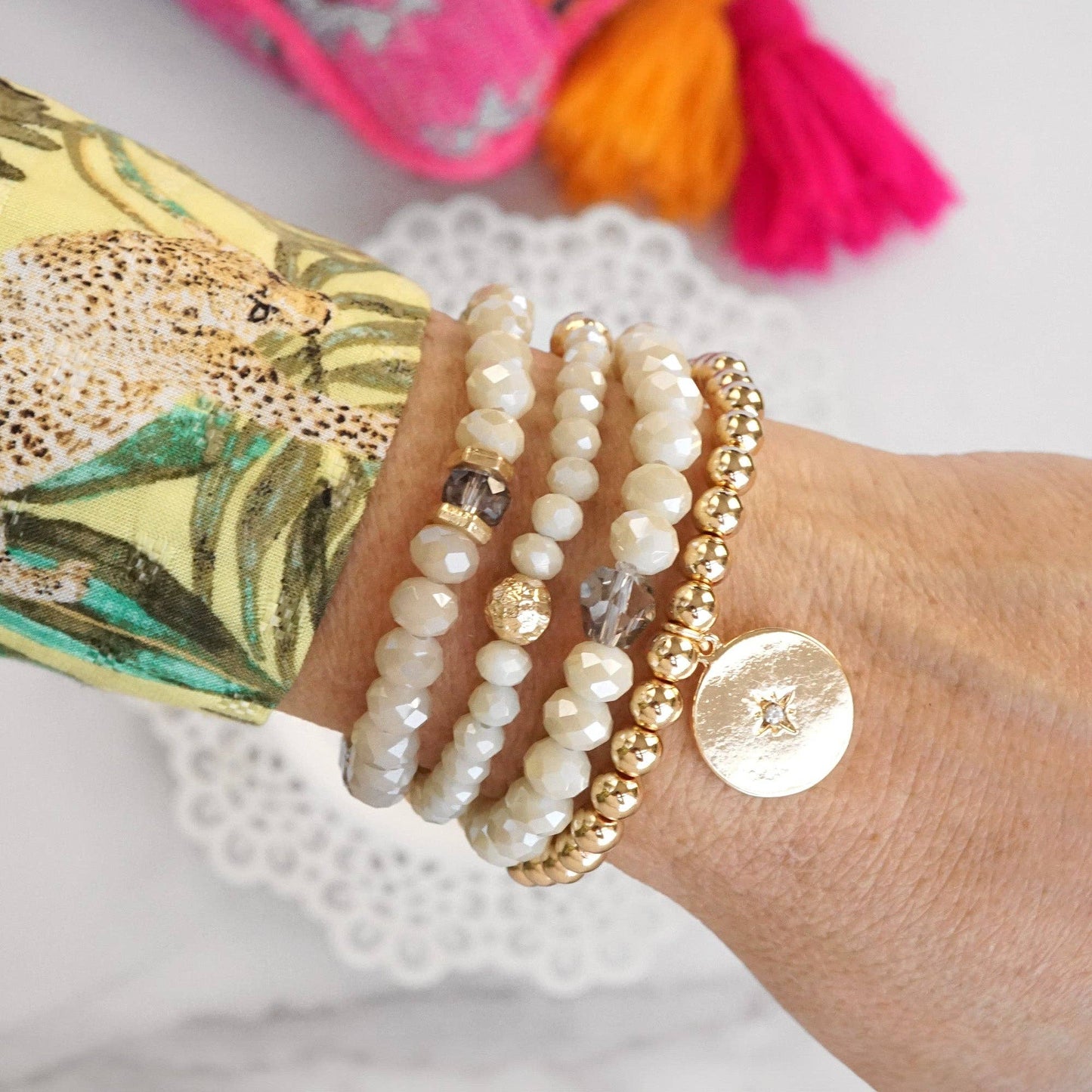 Gold Coin Bracelet