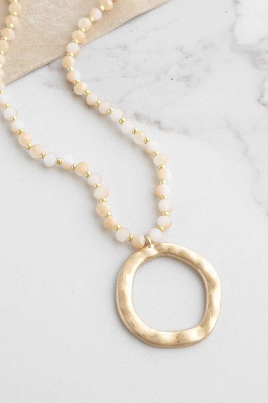 Gold Tone Pendant Necklace