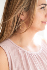 Gold Flamingo Maya Earrings