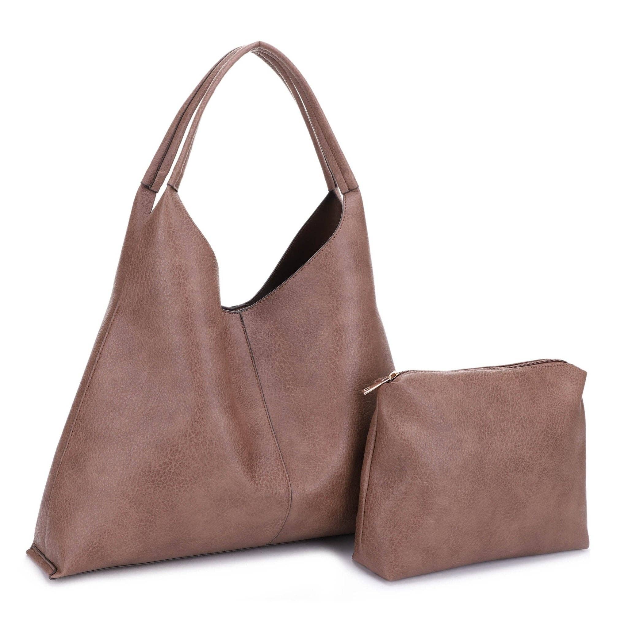 Maya Hobo Tote Bag With Pouch
