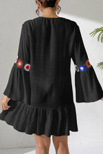 Floral Crochet Boho Beach Cover-Up