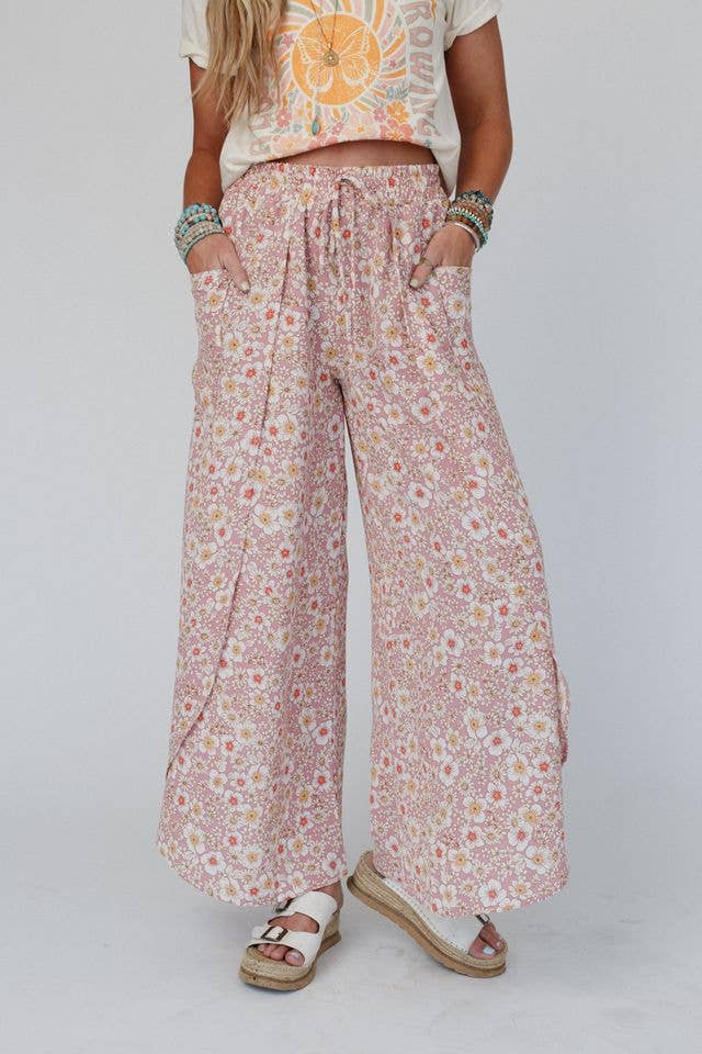 Blossom Garden Drawstring Pants