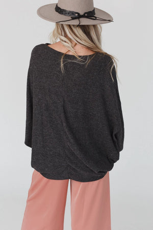 Fly With Me Batwing Sleeve Knit Sweater