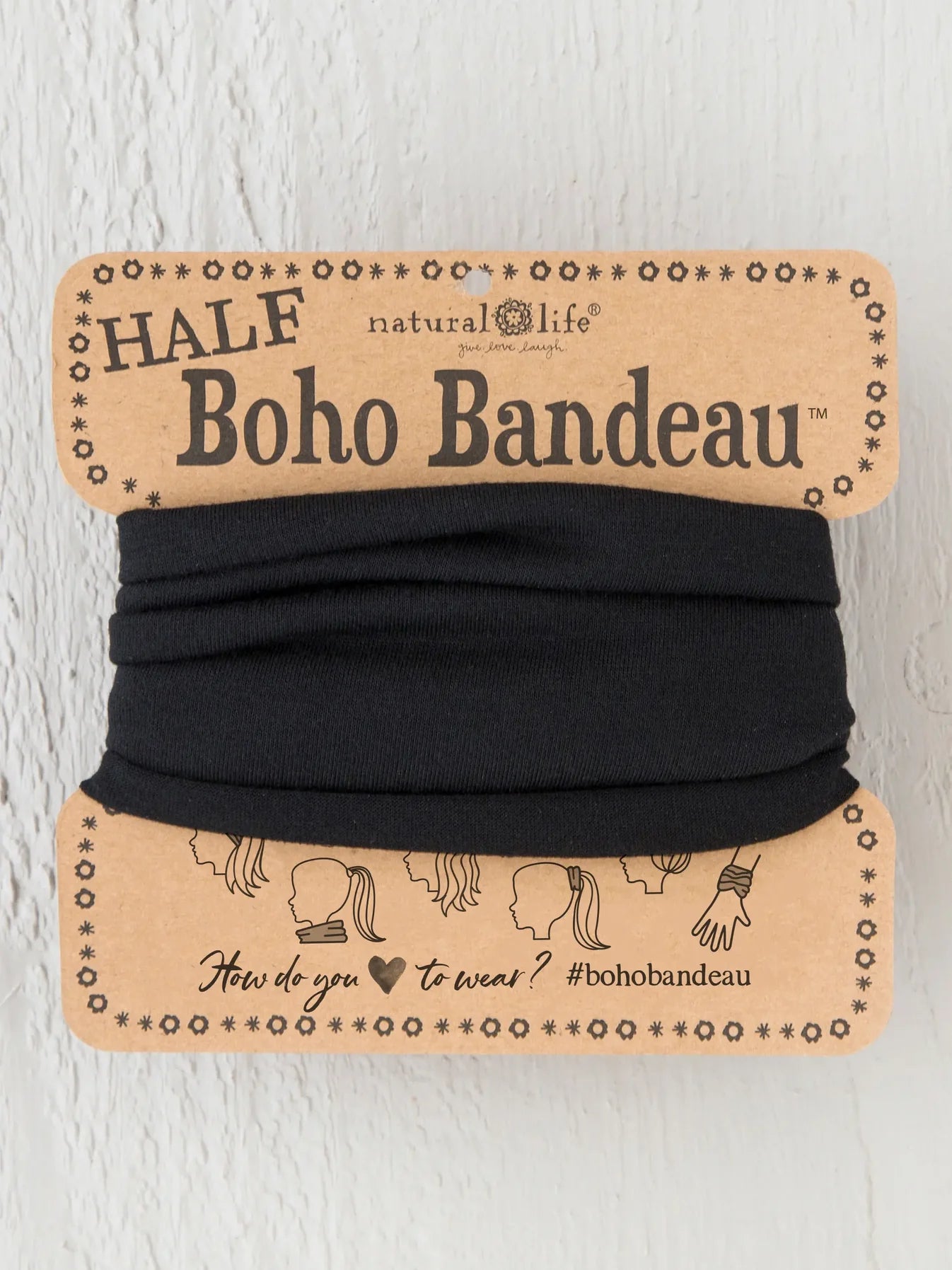 Half Boho Bandeau Headband