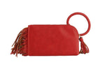 Fringe Soft Vegan Leather Wristlet/Clutch