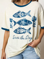 Seas the Day - Ringer Tee