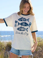 Seas the Day - Ringer Tee