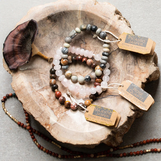 Stone Stack Bracelet