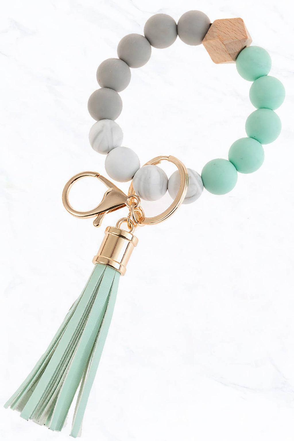 Silicone Beaded Keychain