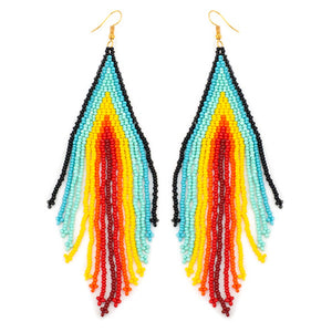 Beaded Tassel Earring