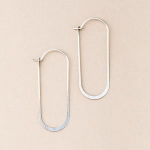 Refined Earring Collection - Cosmic Oval/Silver