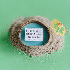Coconut Shell Candle - Beach Bum