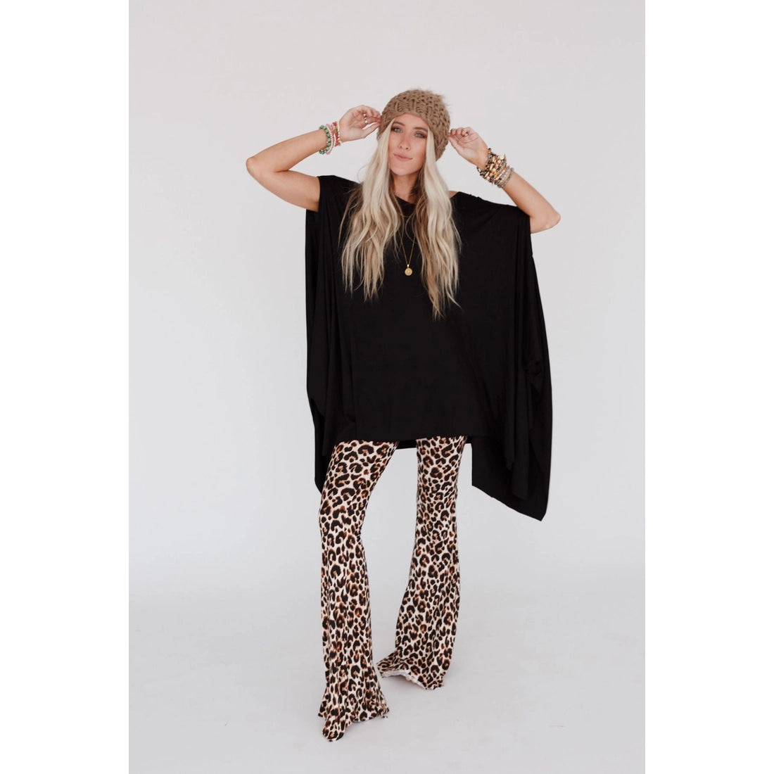 Cher Leopard Flare Pants