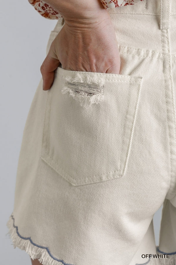 Beach Day Denim Shorts